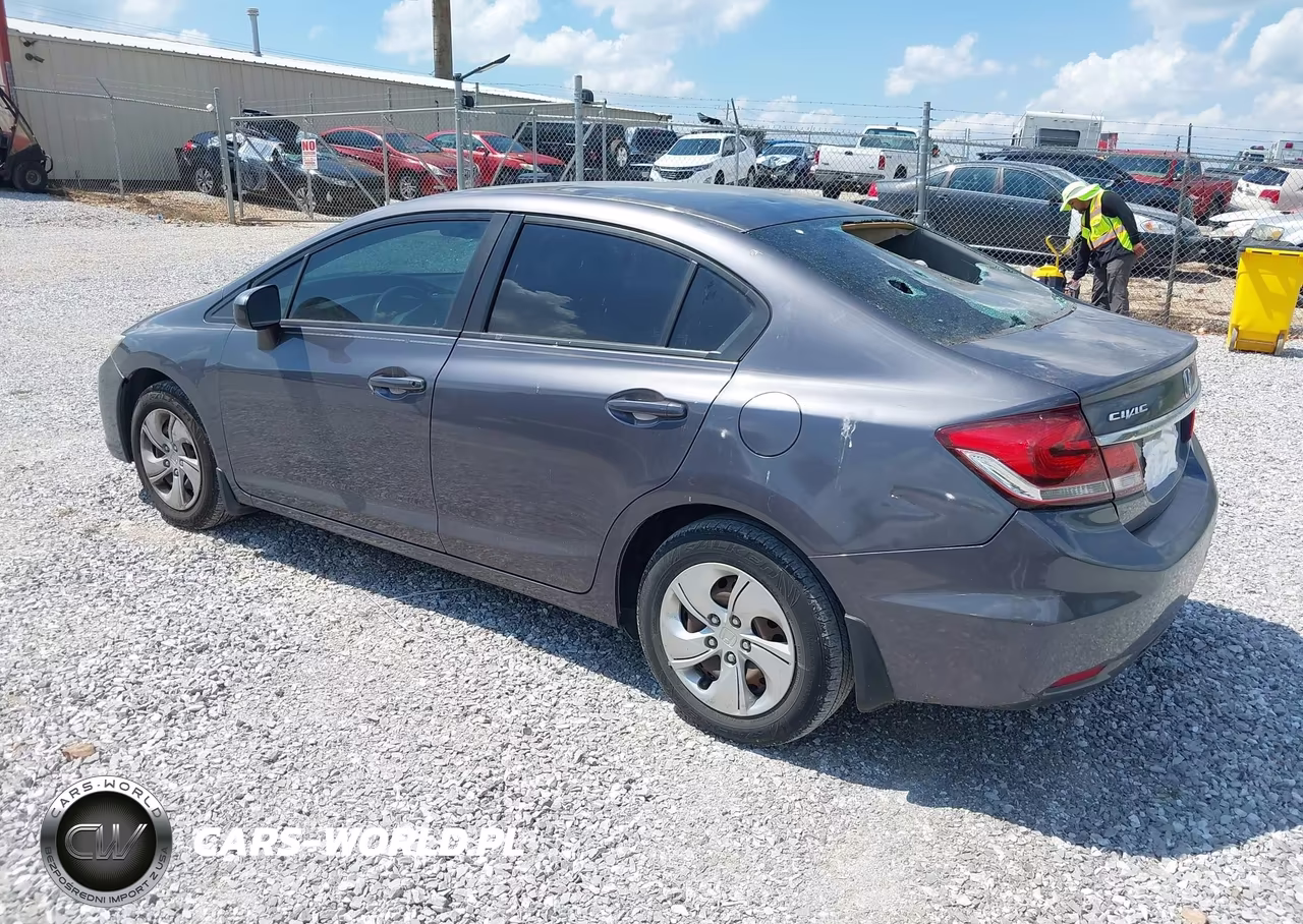 2014 Honda Civic Lx VIN:19XFB2F50EE080840 - 3