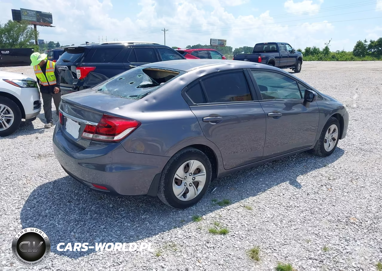 2014 Honda Civic Lx VIN:19XFB2F50EE080840 - 4