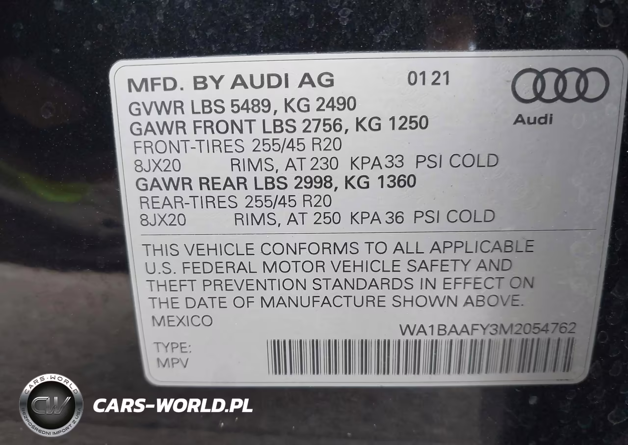 2021 Audi Q5 Premium Plus 45 Tfsi Quattro S Tronic VIN:WA1BAAFY3M2054762 - 9