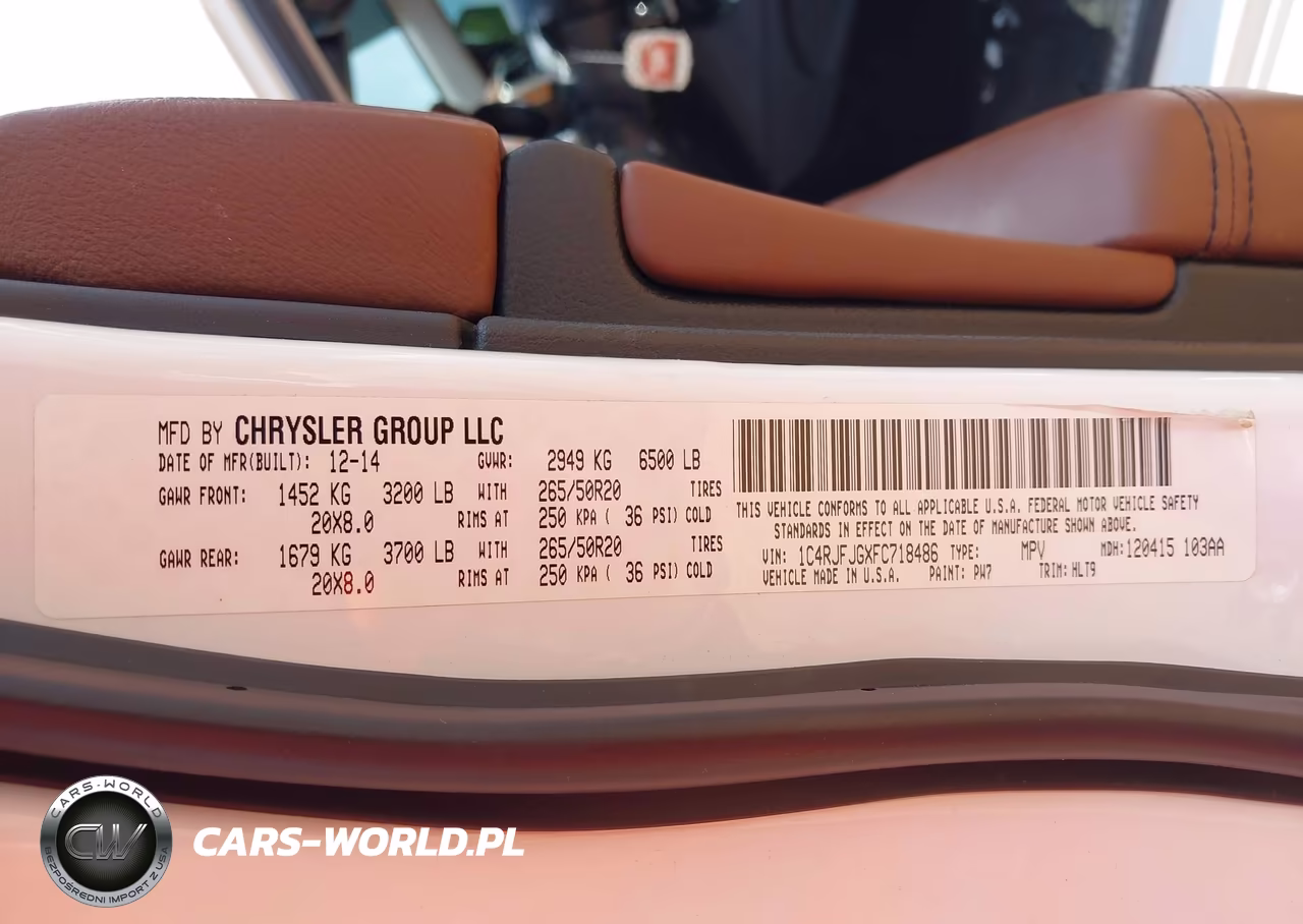 2015 Jeep Grand Cherokee Summit VIN:1C4RJFJGXFC718486 - 9