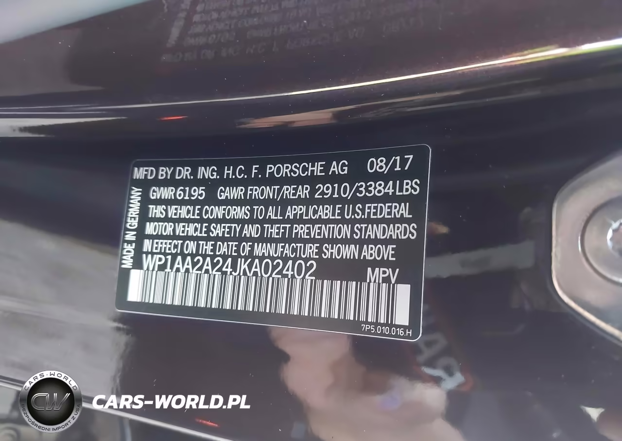 2018 Porsche Cayenne Platinum Edition VIN:WP1AA2A24JKA02402 - 9
