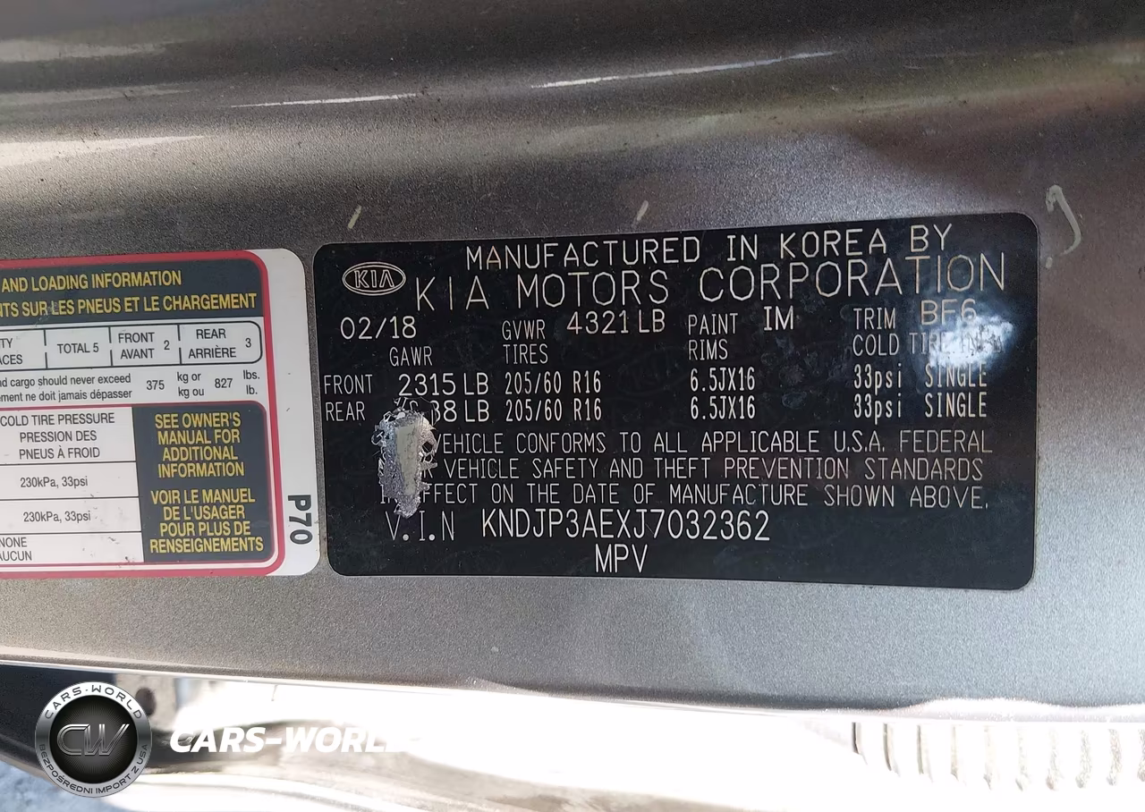 2018 Kia Soul Ev VIN:KNDJP3AEXJ7032362 - 9