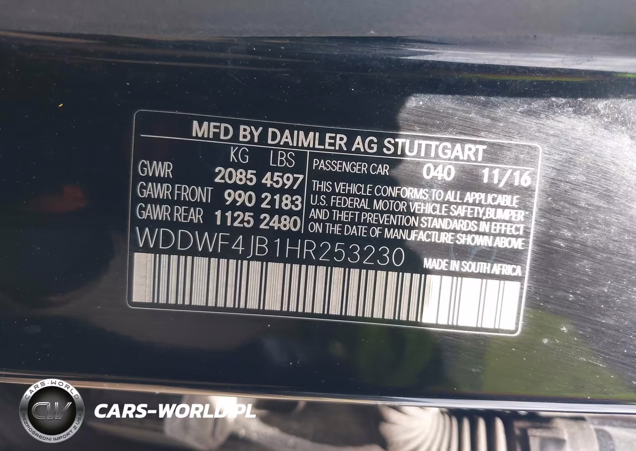 2017 Mercedes-Benz C 300 VIN:WDDWF4JB1HR253230 - 9