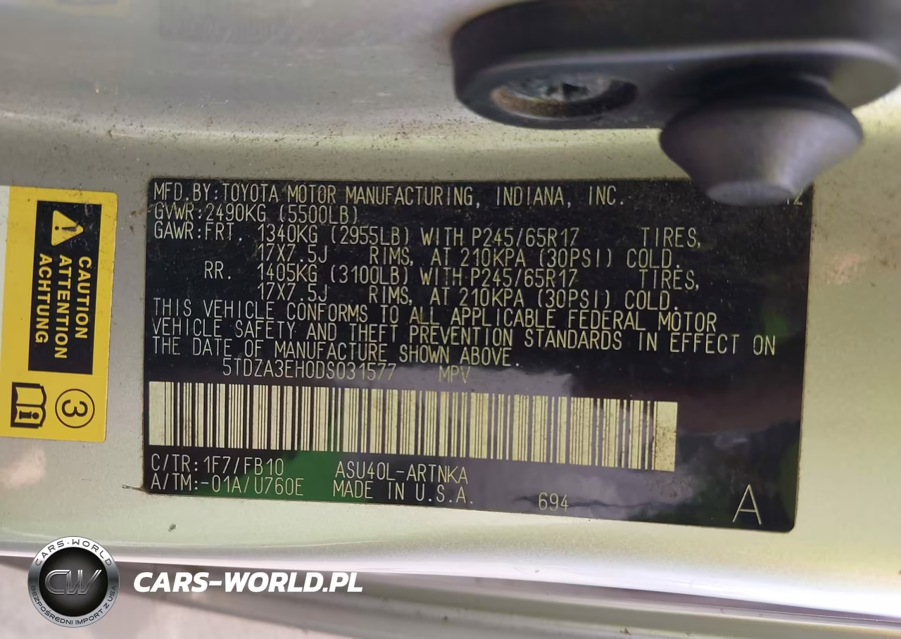 2013 Toyota Highlander Base Plus VIN:5TDZA3EH0DS031577 - 9