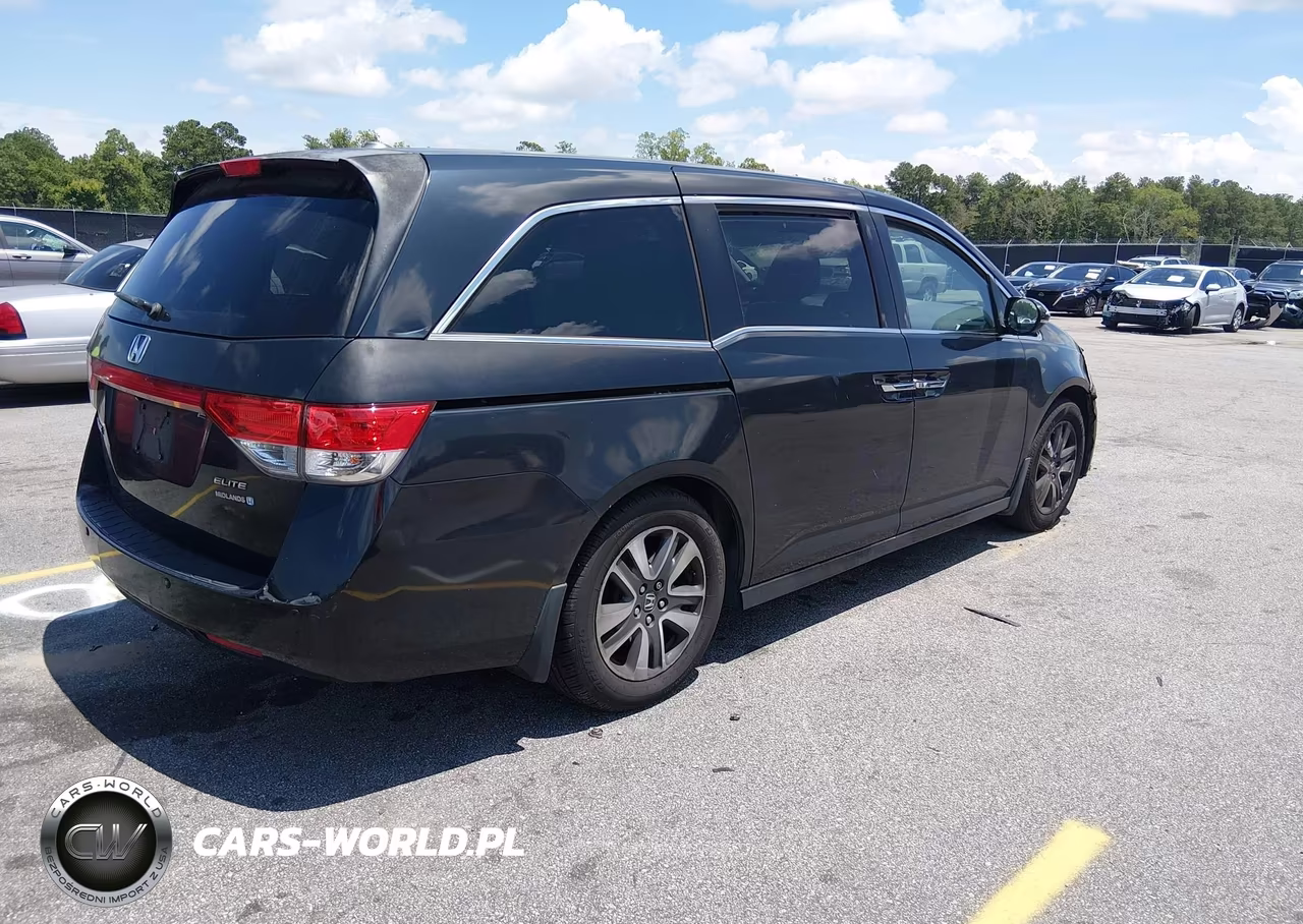 2014 Honda Odyssey Touring-Touring Elite VIN:5FNRL5H95EB039917 - 4