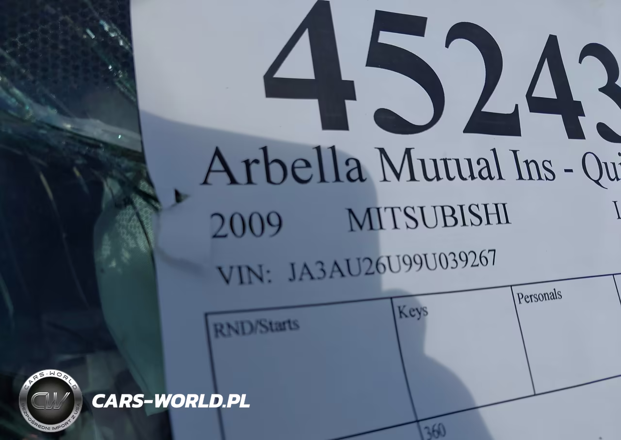 2009 Mitsubishi Lancer Es-Es-Sport VIN:JA3AU26U99U039267 - 9
