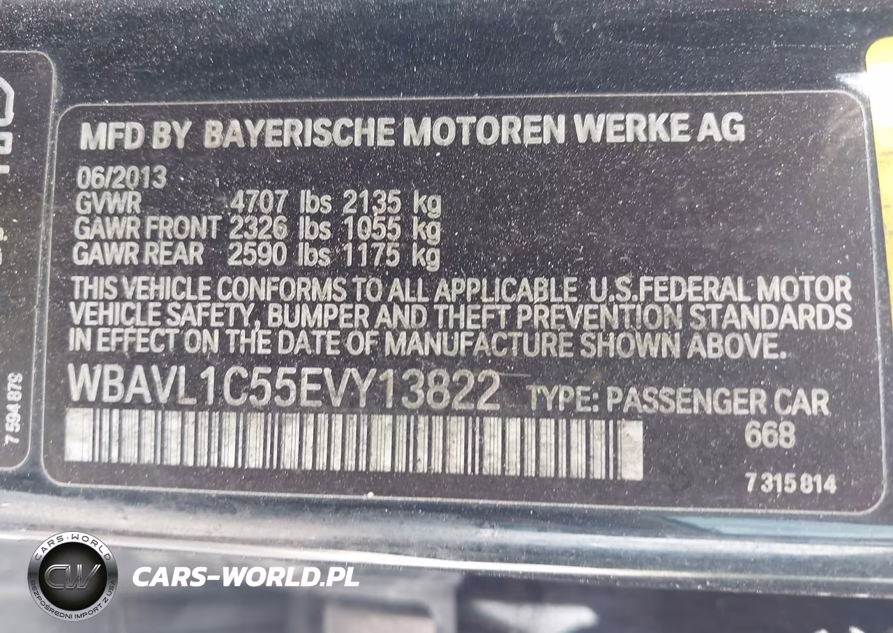 2014 BMW X1 xDrive28I VIN:WBAVL1C55EVY13822 - 9