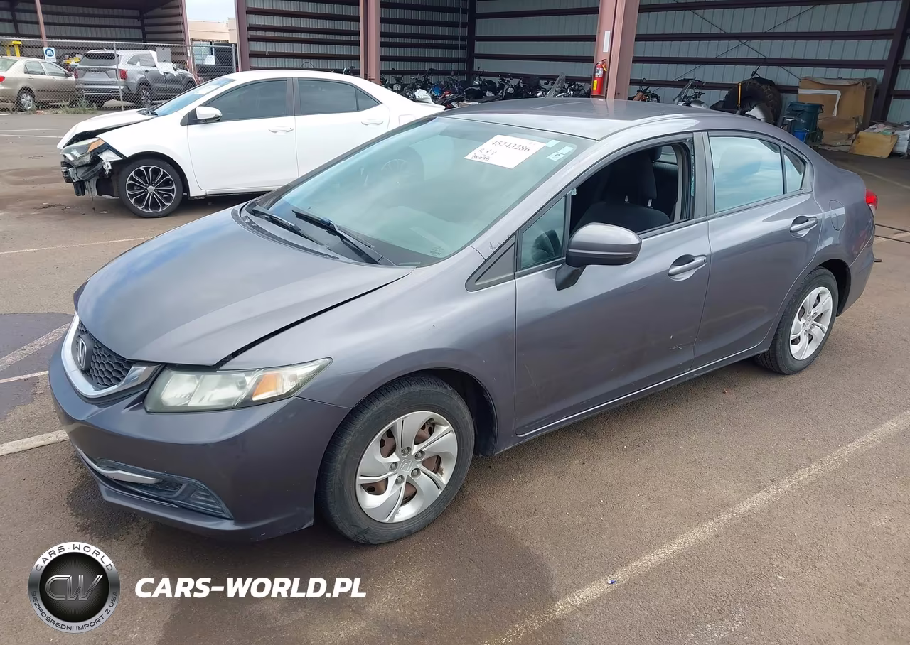 HONDA CIVIC LX VIN:2HGFB2F5XFH541064 - 2