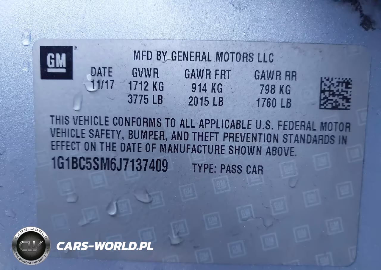 2018 Chevrolet Cruze Ls Auto VIN:1G1BC5SM6J7137409 - 9