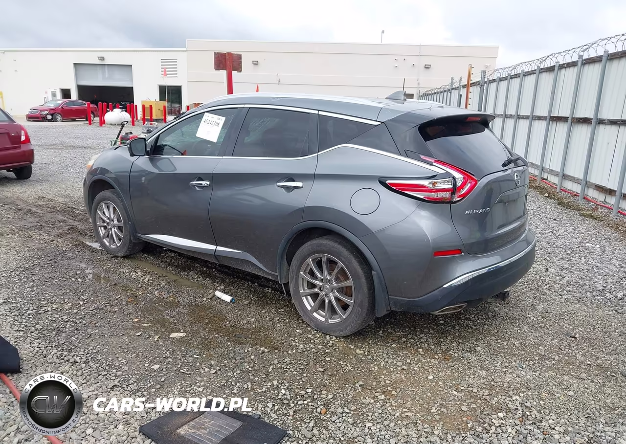 2016 Nissan Murano Sl VIN:5N1AZ2MHXGN153354 - 3