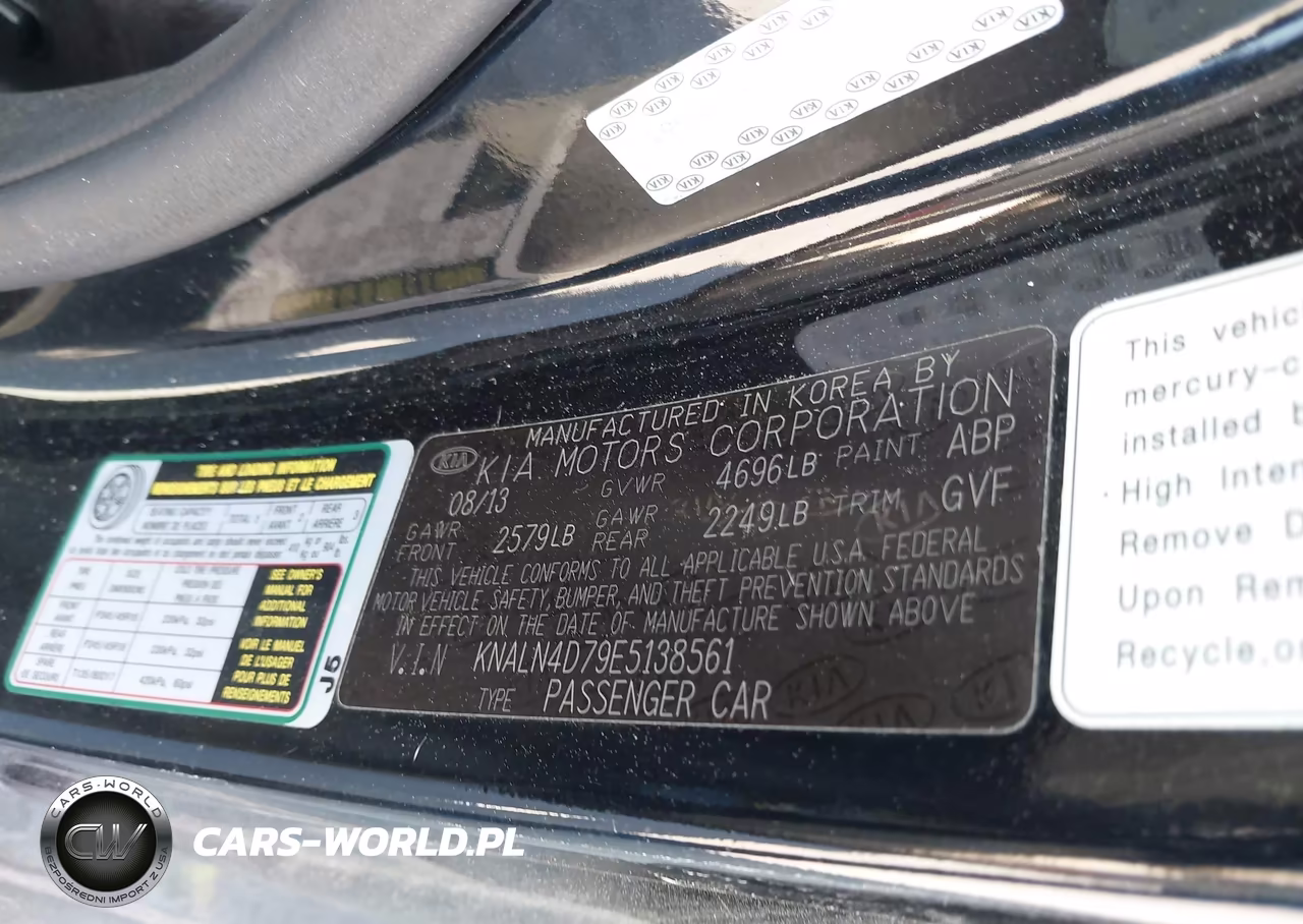 2014 Kia Cadenza Premium VIN:KNALN4D79E5138561 - 9