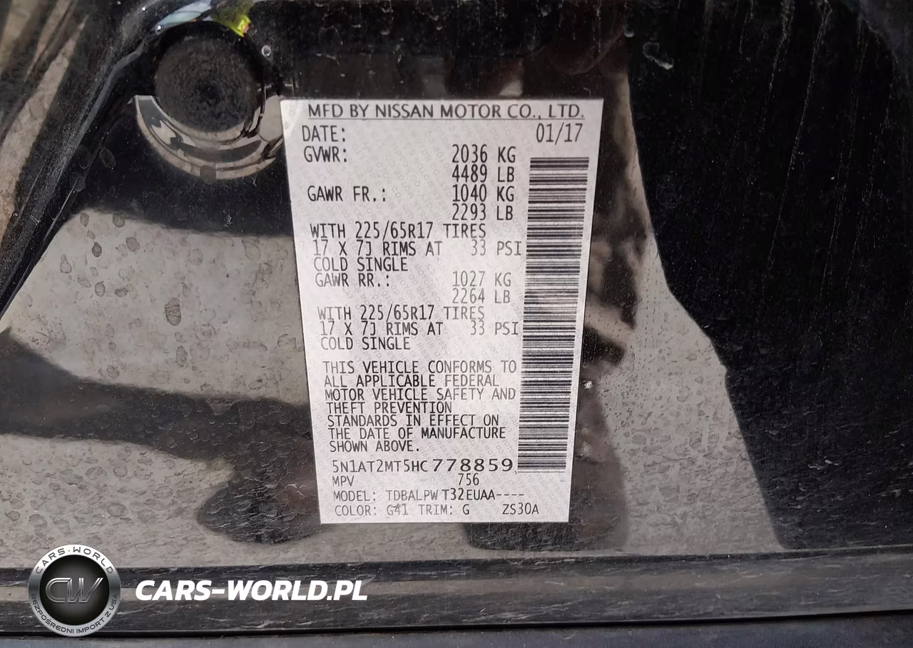 2017 Nissan Rogue S VIN:5N1AT2MT5HC778859 - 9