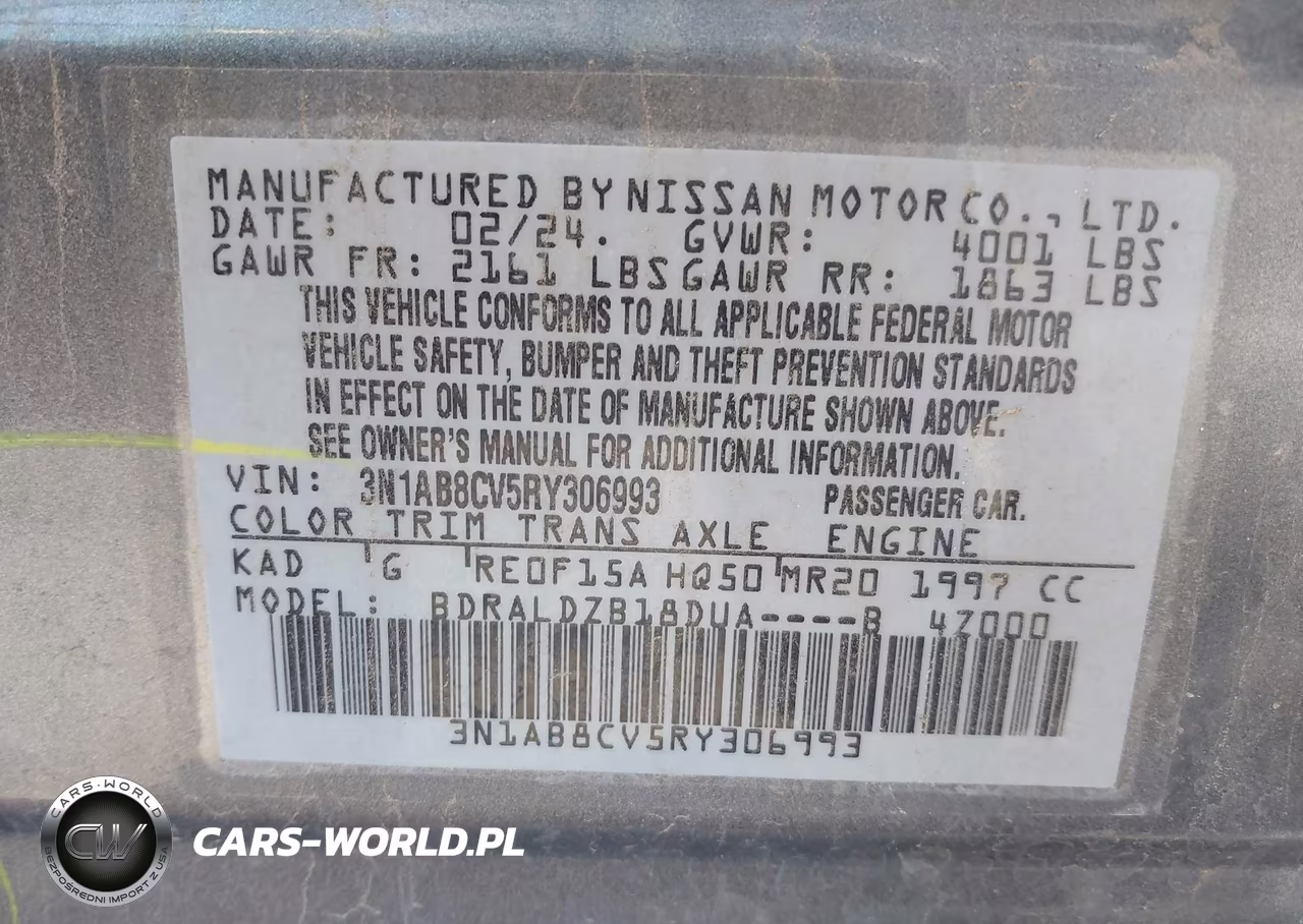 2024 Nissan Sentra Sv Xtronic Cvt VIN:3N1AB8CV5RY306993 - 9