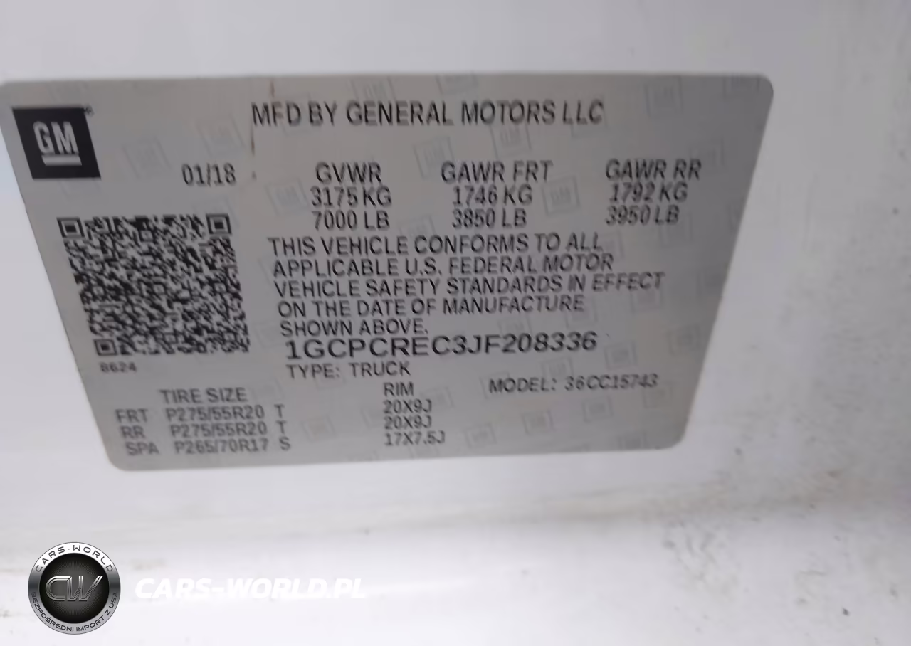 2018 Chevrolet Silverado 1500 1Lt VIN:1GCPCREC3JF208336 - 9