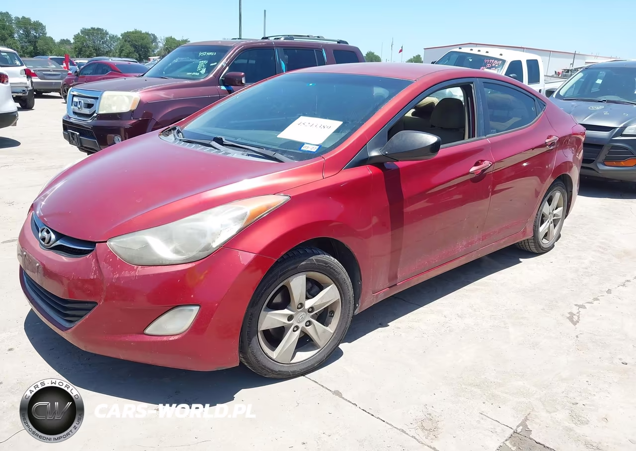 2012 Hyundai Elantra Gls (Ulsan Plant) VIN:KMHDH4AE4CU336173 - 2