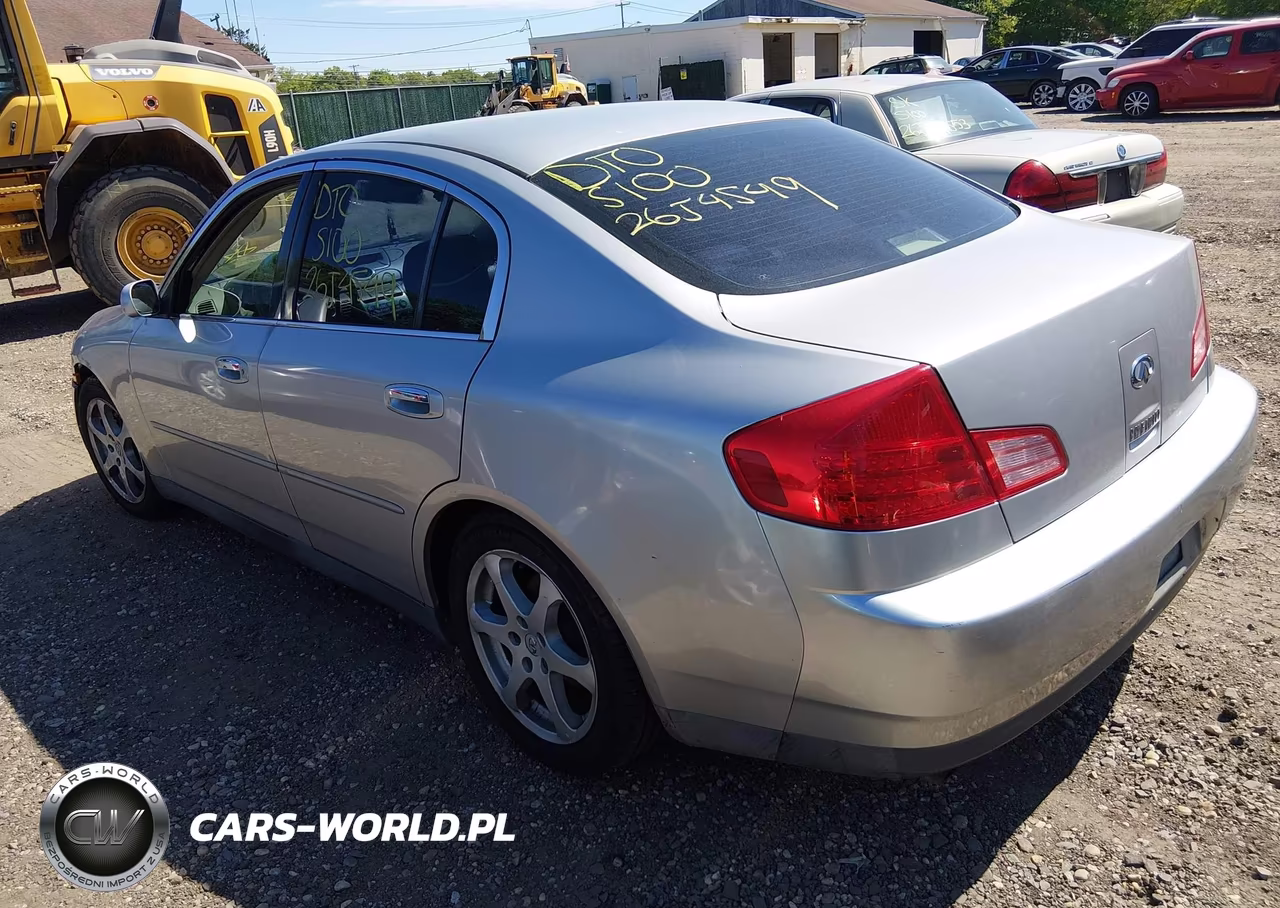 2003 Infiniti G35 Base W-6 Speed Manual VIN:JNKCV51E63M016785 - 3