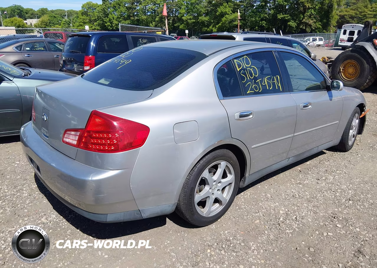 2003 Infiniti G35 Base W-6 Speed Manual VIN:JNKCV51E63M016785 - 4