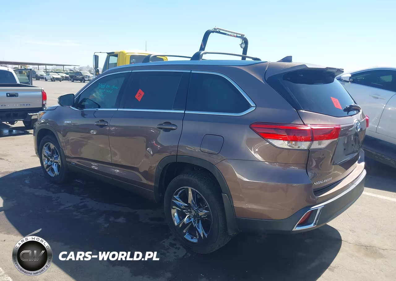 2018 Toyota Highlander Hybrid Limited Platinum VIN:5TDDGRFH0JS045193 - 3