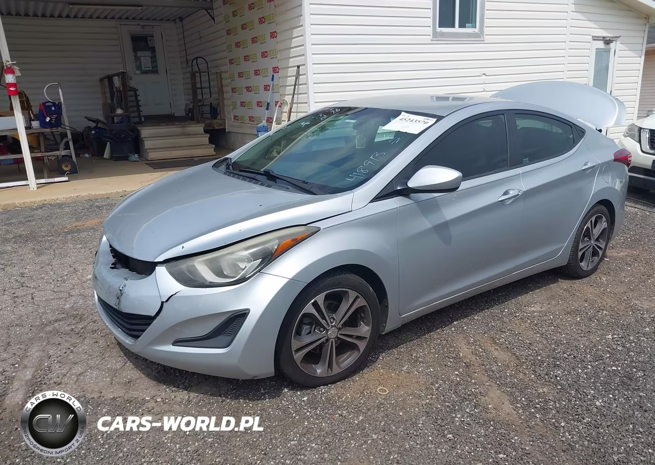 2014 Hyundai Elantra Se VIN:5NPDH4AE3EH498913 - 2