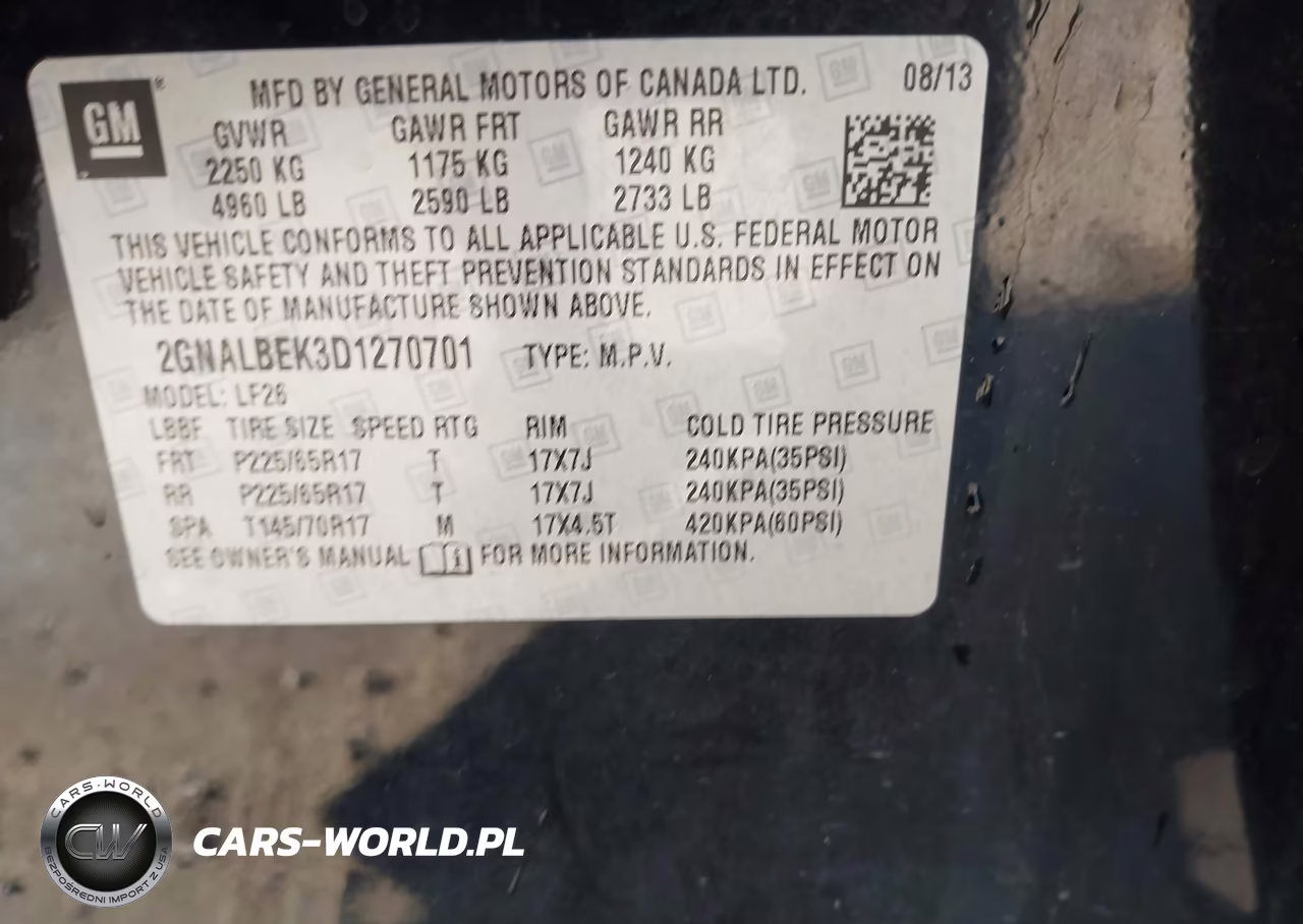 2013 Chevrolet Equinox Ls VIN:2GNALBEK3D1270701 - 9