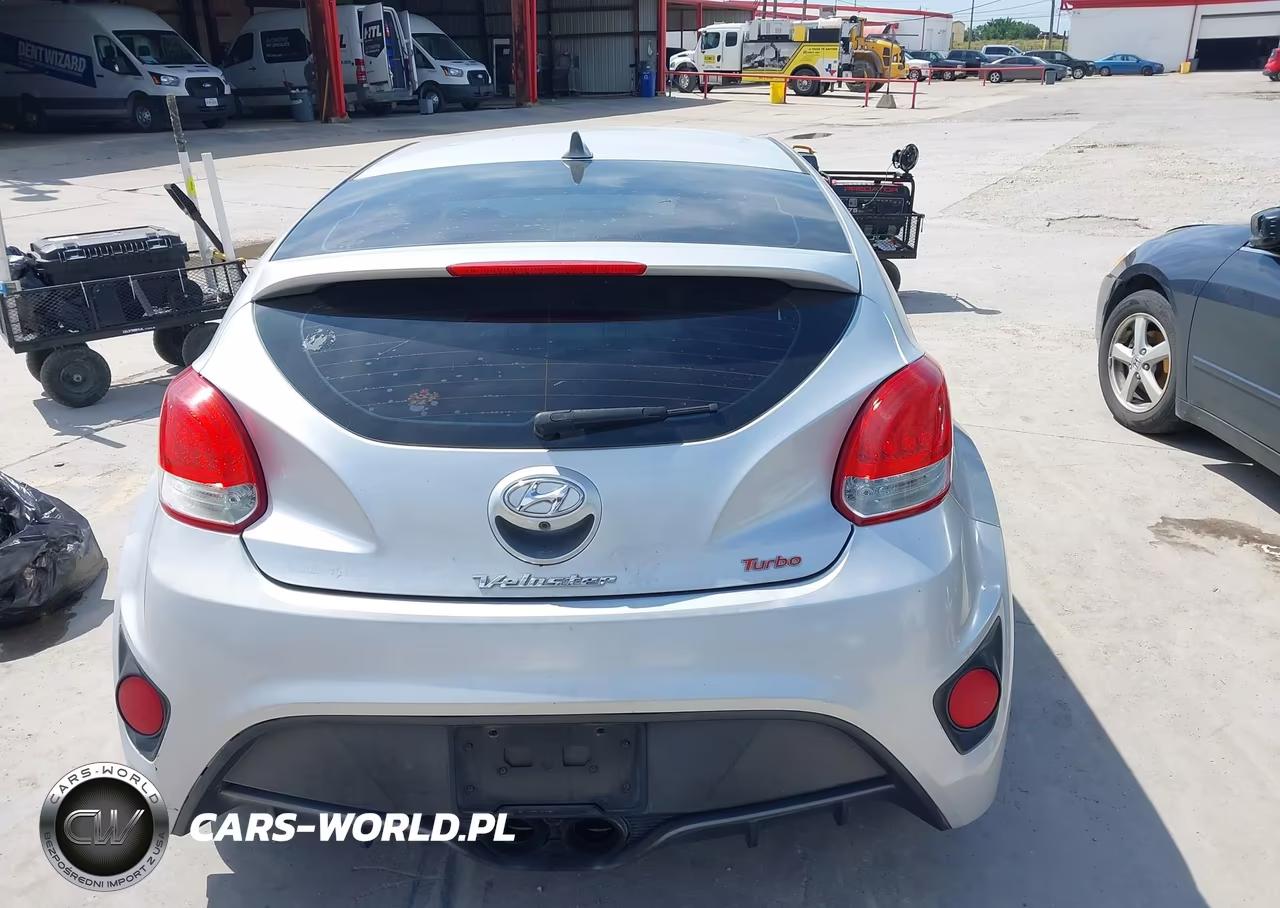 2014 Hyundai Veloster Turbo W-Black VIN:KMHTC6AE9EU200680 - 16