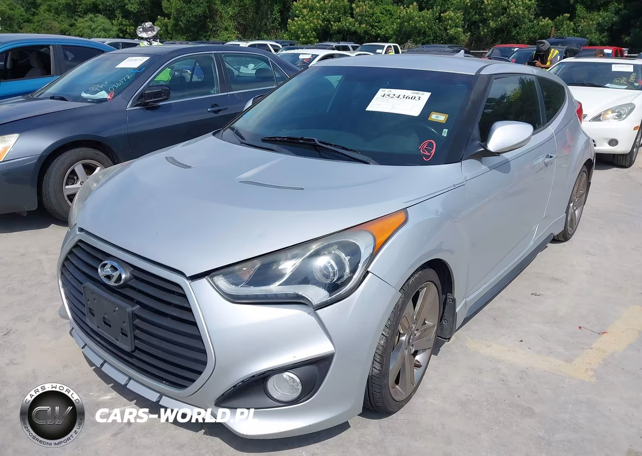 2014 Hyundai Veloster Turbo W-Black VIN:KMHTC6AE9EU200680 - 2