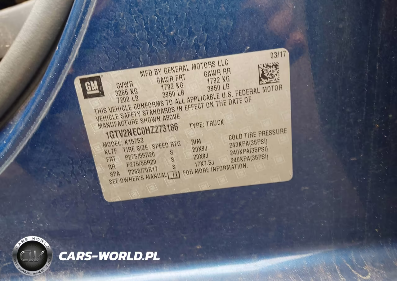 2017 GMC Sierra 1500 Slt VIN:1GTV2NEC0HZ273186 - 9