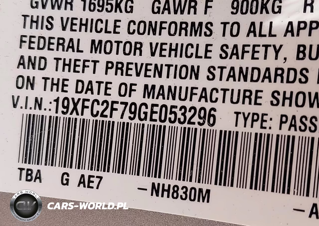 2016 Honda Civic Ex VIN:19XFC2F79GE053296 - 9