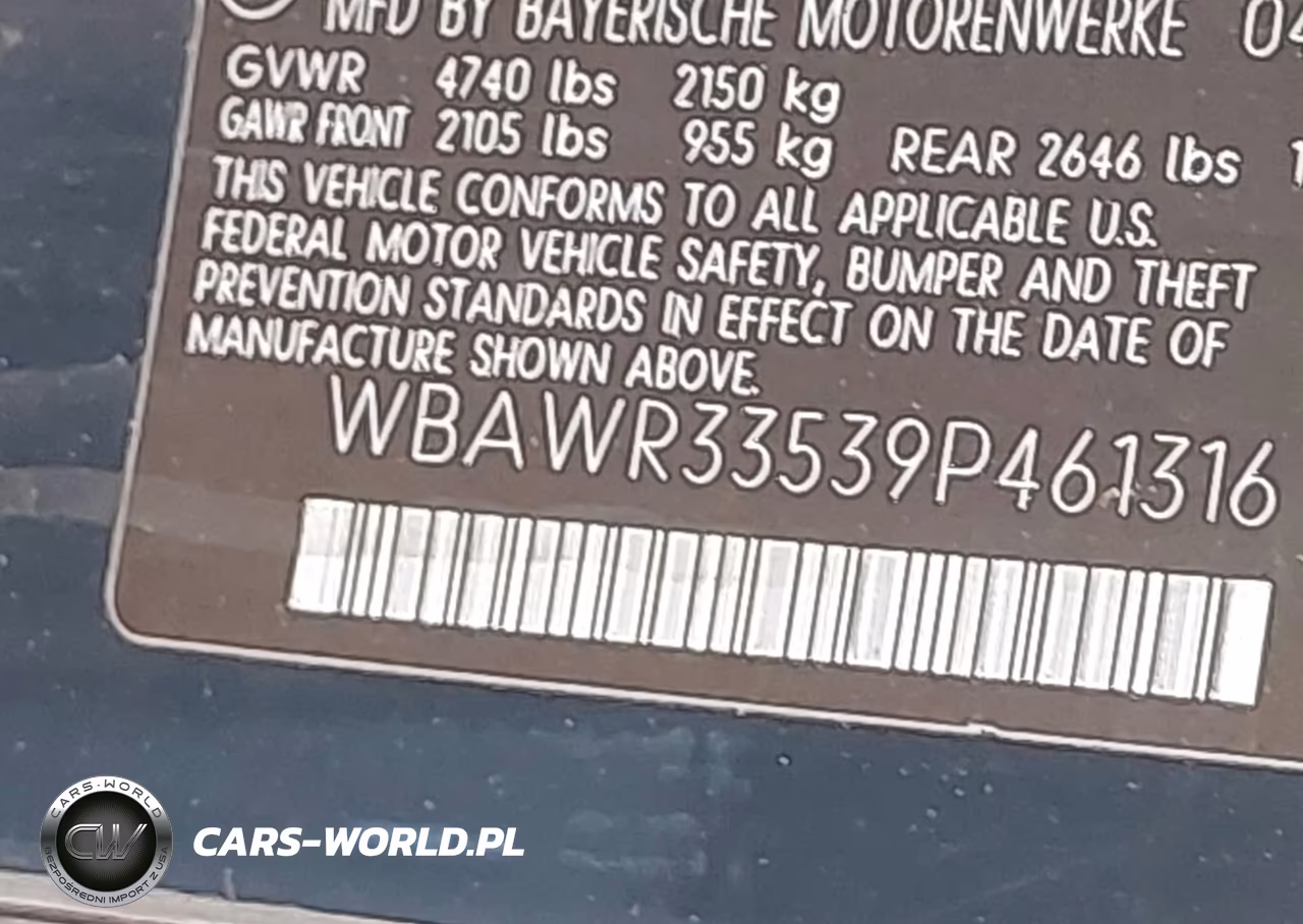 2009 BMW 328I VIN:WBAWR33539P461316 - 9