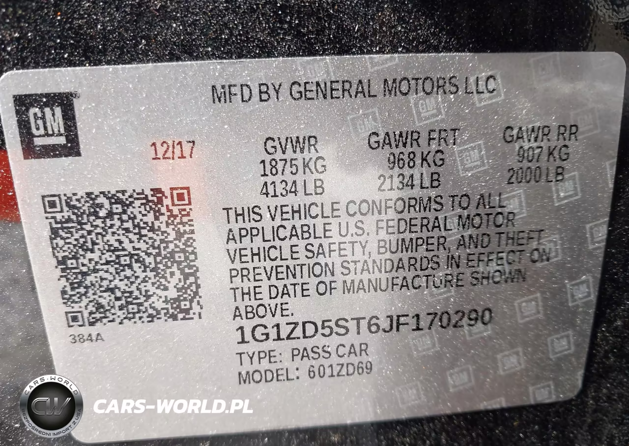 2018 Chevrolet Malibu Lt VIN:1G1ZD5ST6JF170290 - 9