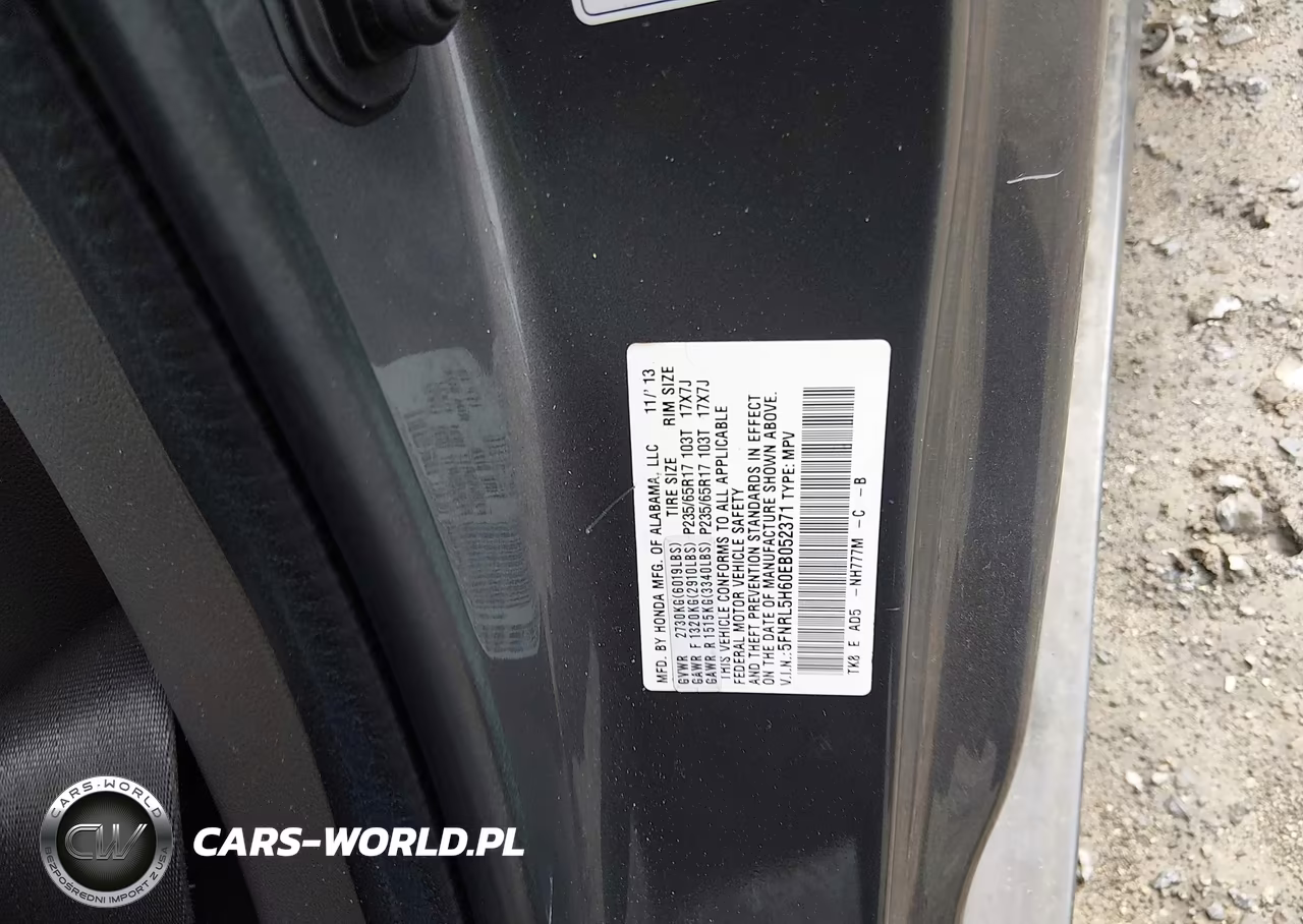 2014 Honda Odyssey Ex-L VIN:5FNRL5H60EB052371 - 9