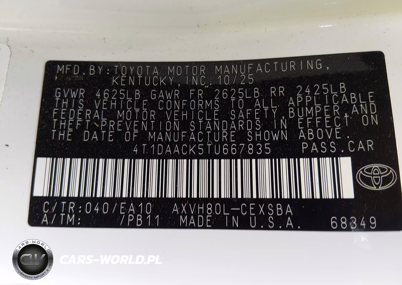 2026 Toyota Camry Se VIN:4T1DAACK5TU667835 - 9
