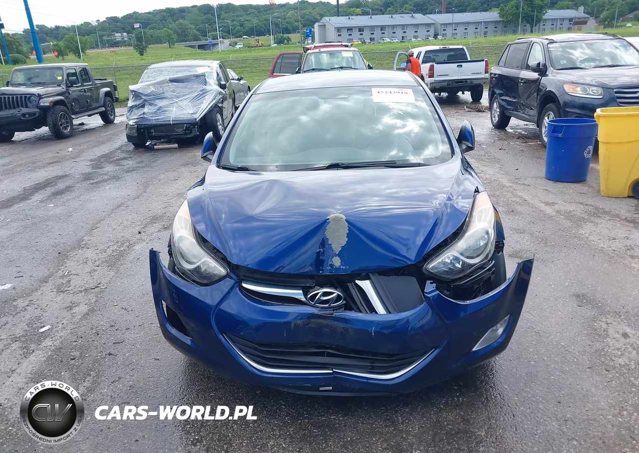 2013 Hyundai Elantra Gls VIN:KMHDH4AE4DU557452 - 12