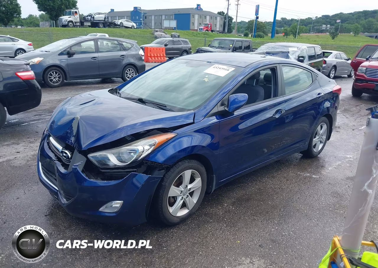 2013 Hyundai Elantra Gls VIN:KMHDH4AE4DU557452 - 2
