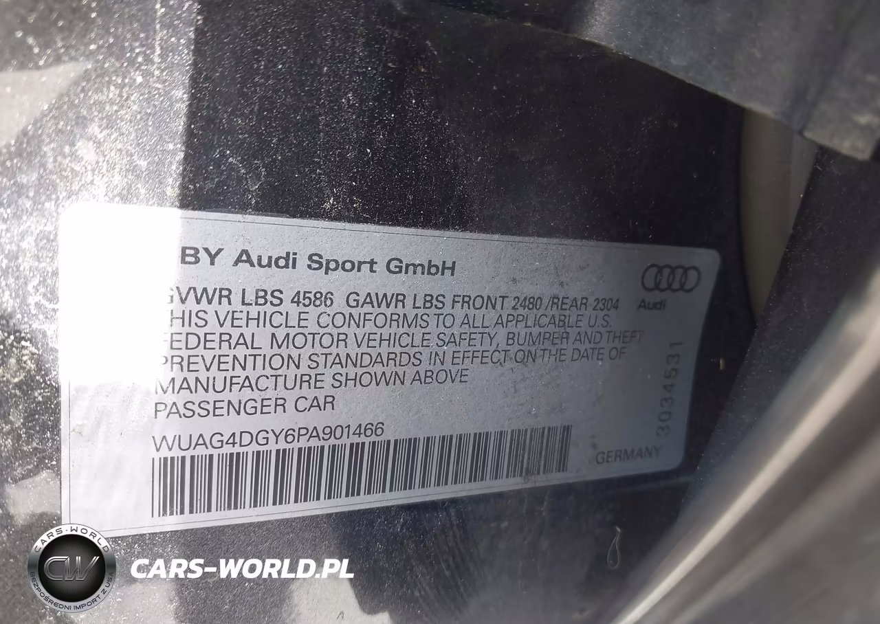 2023 Audi Rs 3 Tfsi Quattro S Tronic VIN:WUAG4DGY6PA901466 - 9