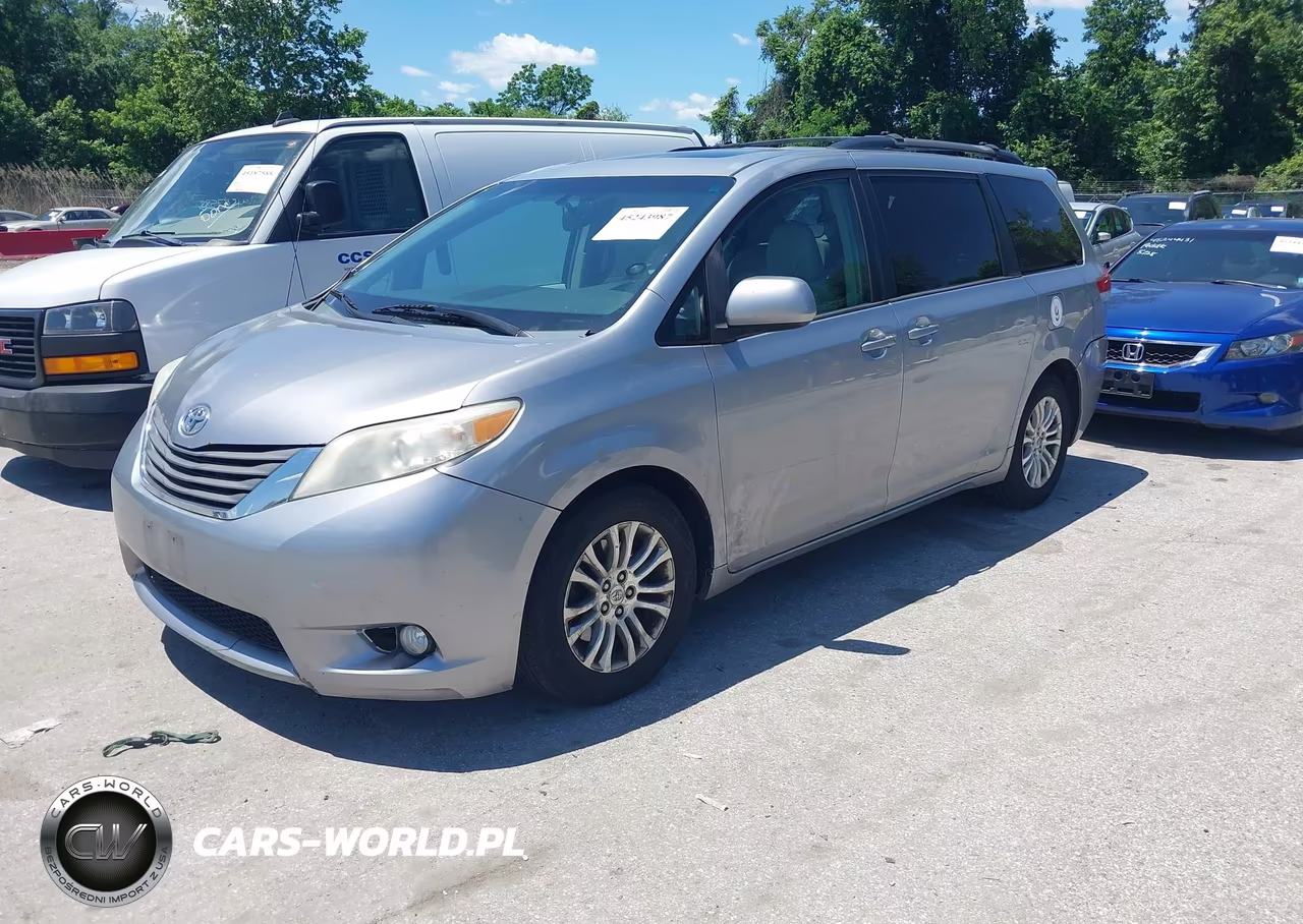2012 Toyota Sienna Xle V6 8 Passenger VIN:5TDYK3DCXCS225871 - 2