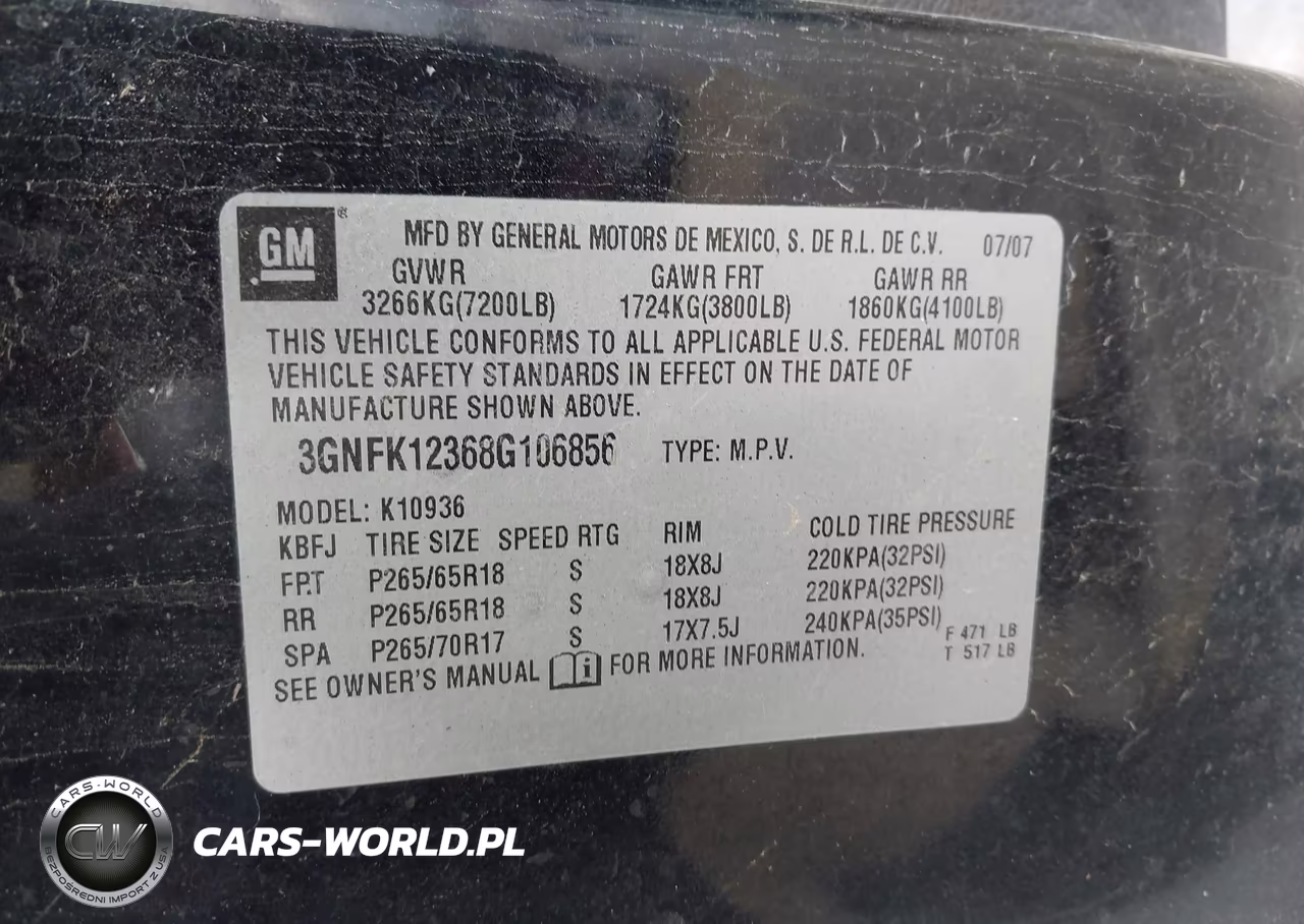 2008 Chevrolet Avalanche 1500 Lt VIN:3GNFK12368G106856 - 9