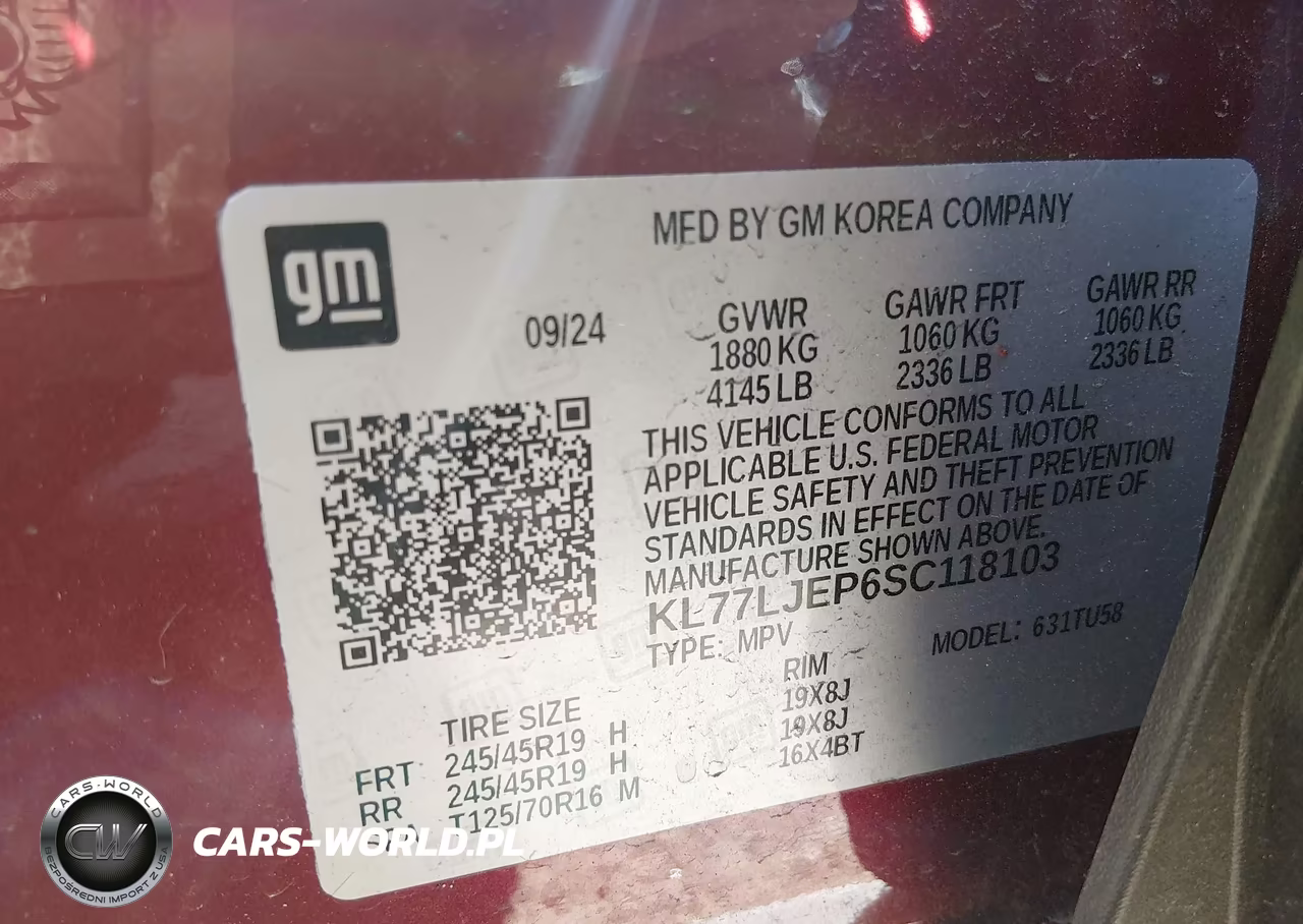2025 Chevrolet Trax Fwd 2Rs VIN:KL77LJEP6SC118103 - 9