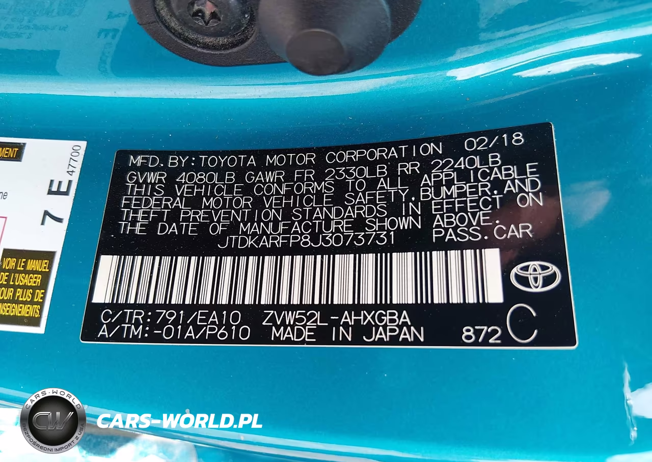 2018 Toyota Prius Prime Premium VIN:JTDKARFP8J3073731 - 9
