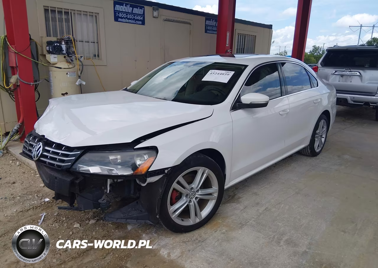 2014 Volkswagen Passat 2.0L Tdi Se VIN:1VWBN7A34EC107616 - 2
