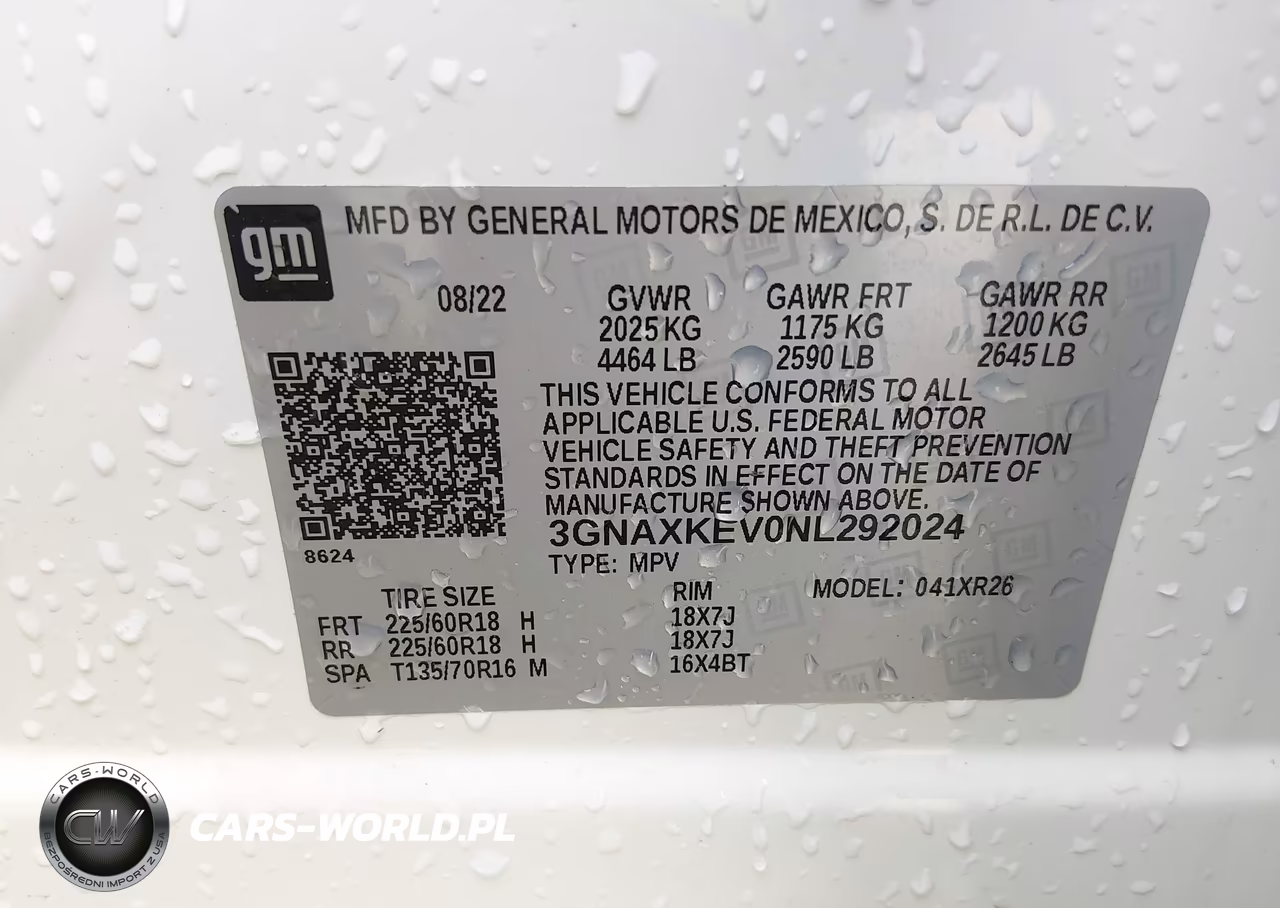 2022 Chevrolet Equinox Fwd Lt VIN:3GNAXKEV0NL292024 - 9