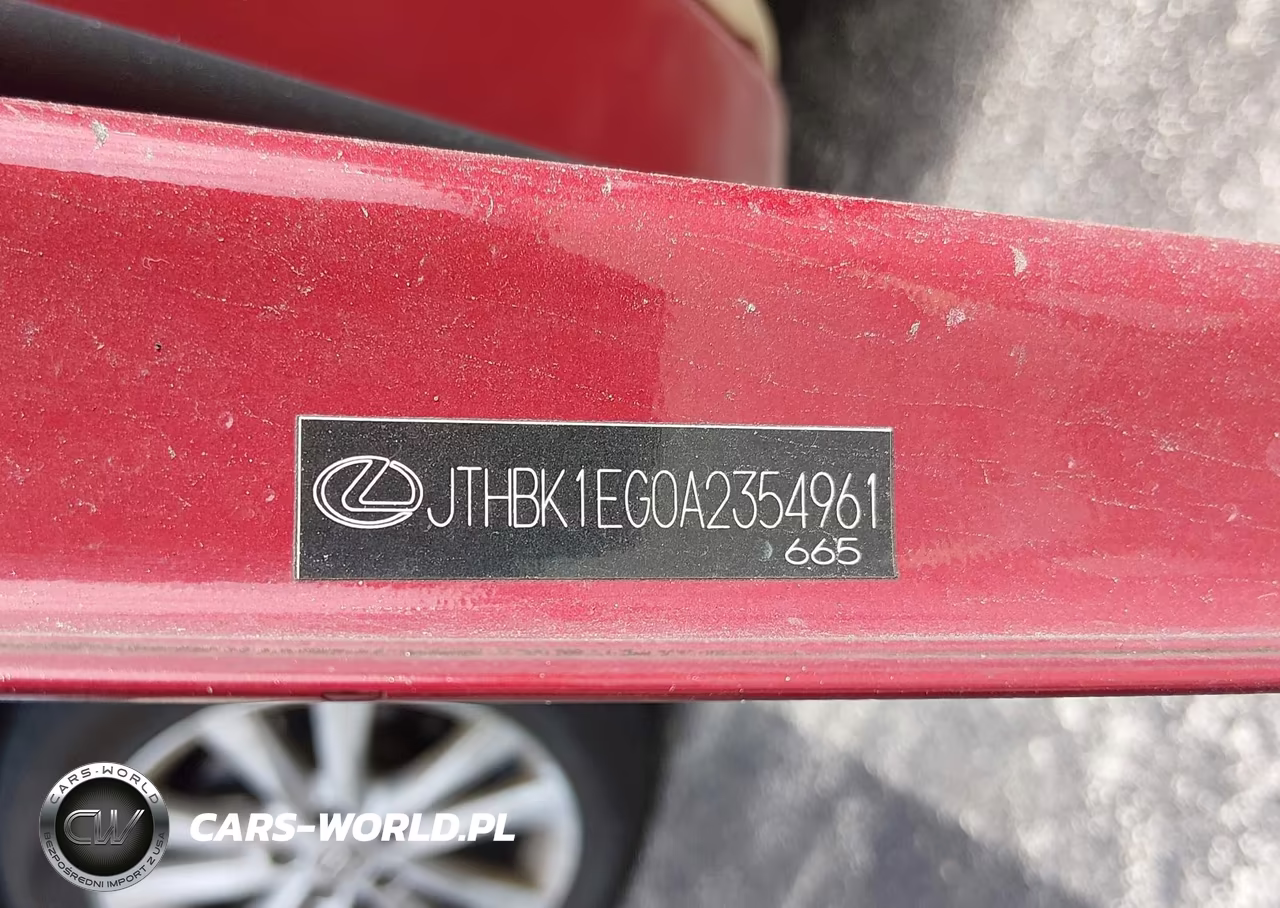 2010 Lexus Es 350 VIN:JTHBK1EG0A2354961 - 9