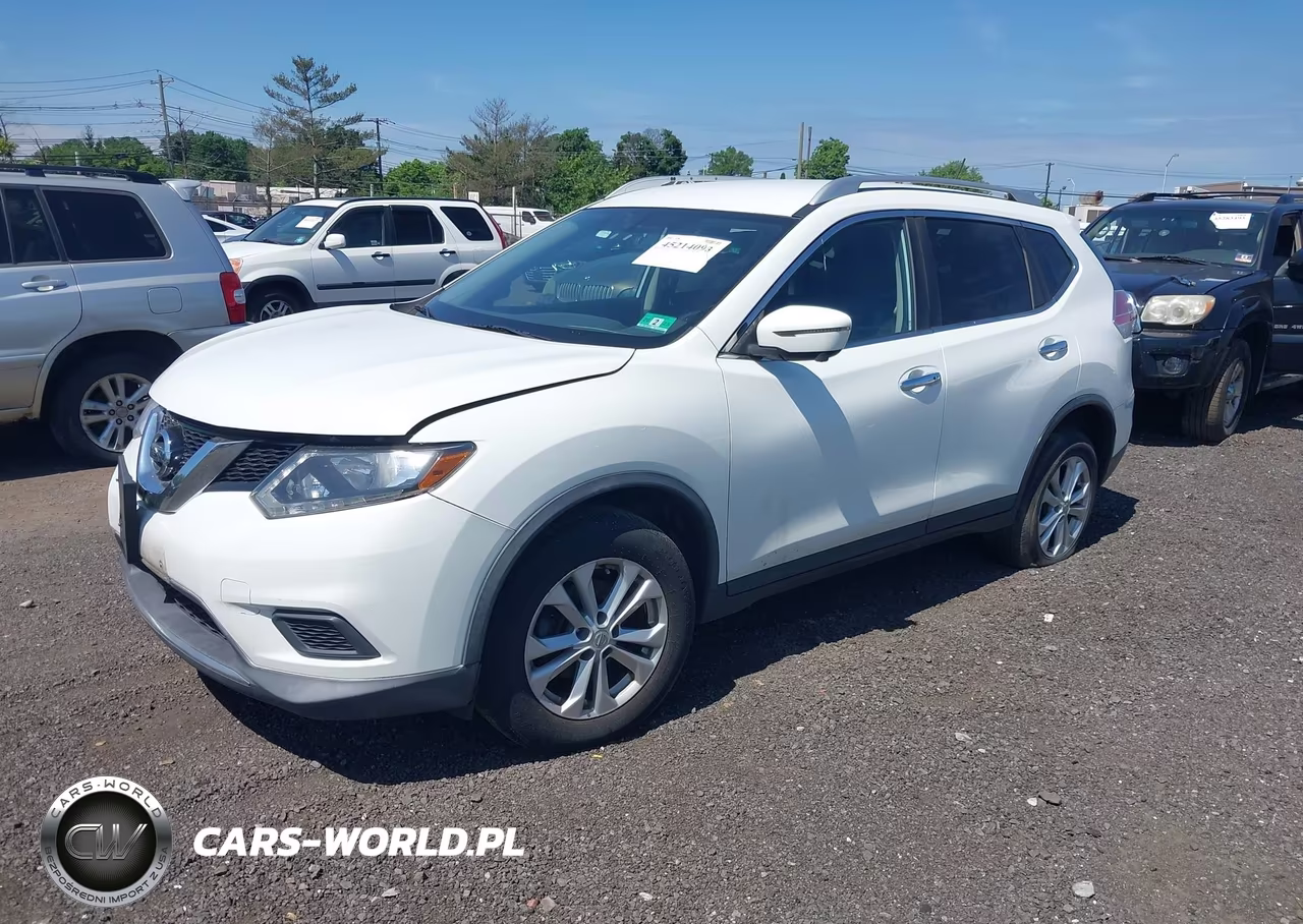 2016 Nissan Rogue Sv VIN:KNMAT2MV3GP728524 - 2