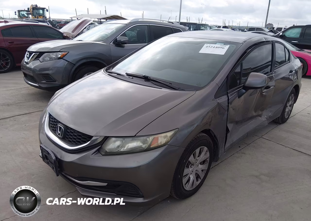 2013 Honda Civic Lx VIN:19XFB2F53DE019707 - 2