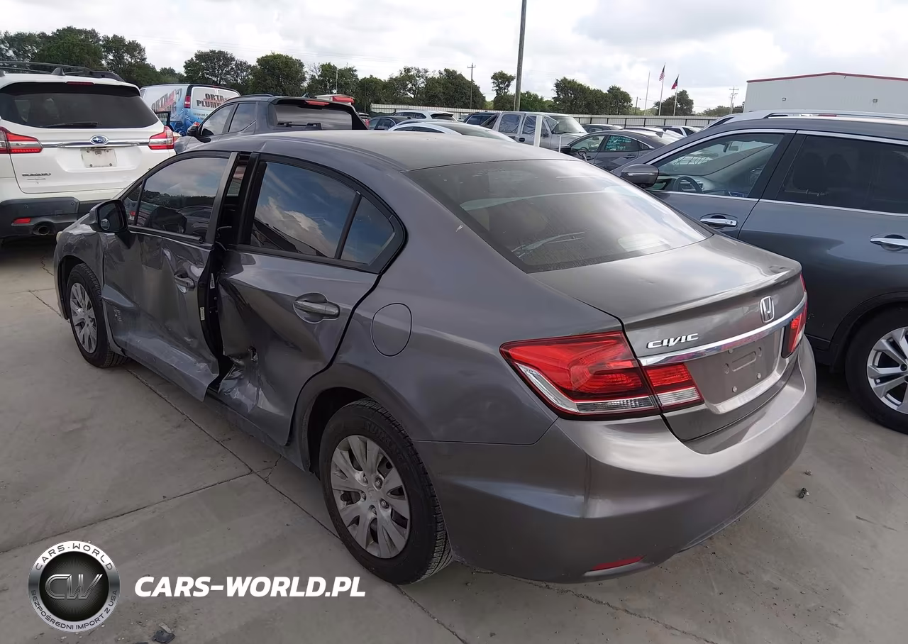 2013 Honda Civic Lx VIN:19XFB2F53DE019707 - 3