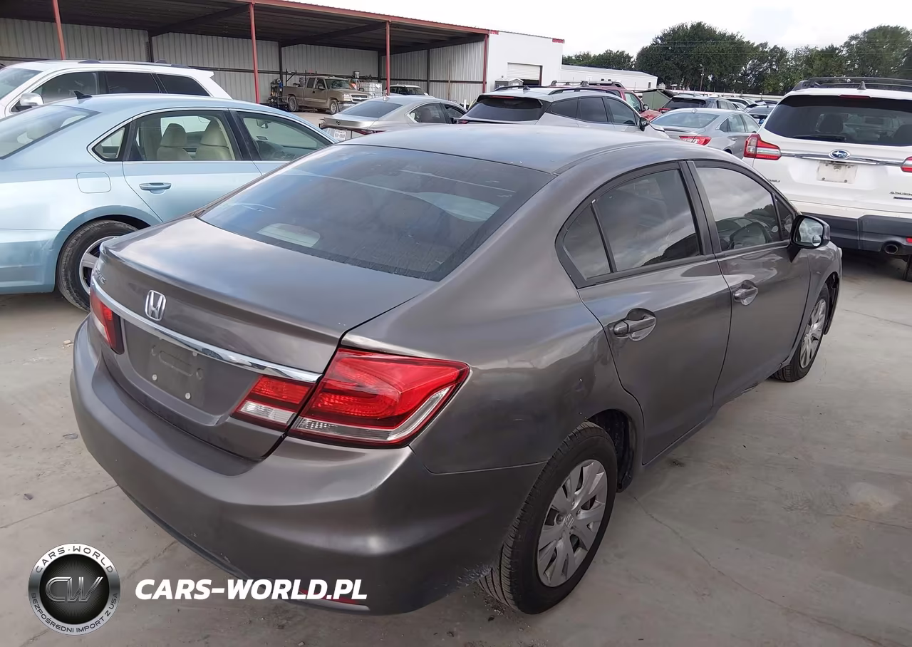 2013 Honda Civic Lx VIN:19XFB2F53DE019707 - 4