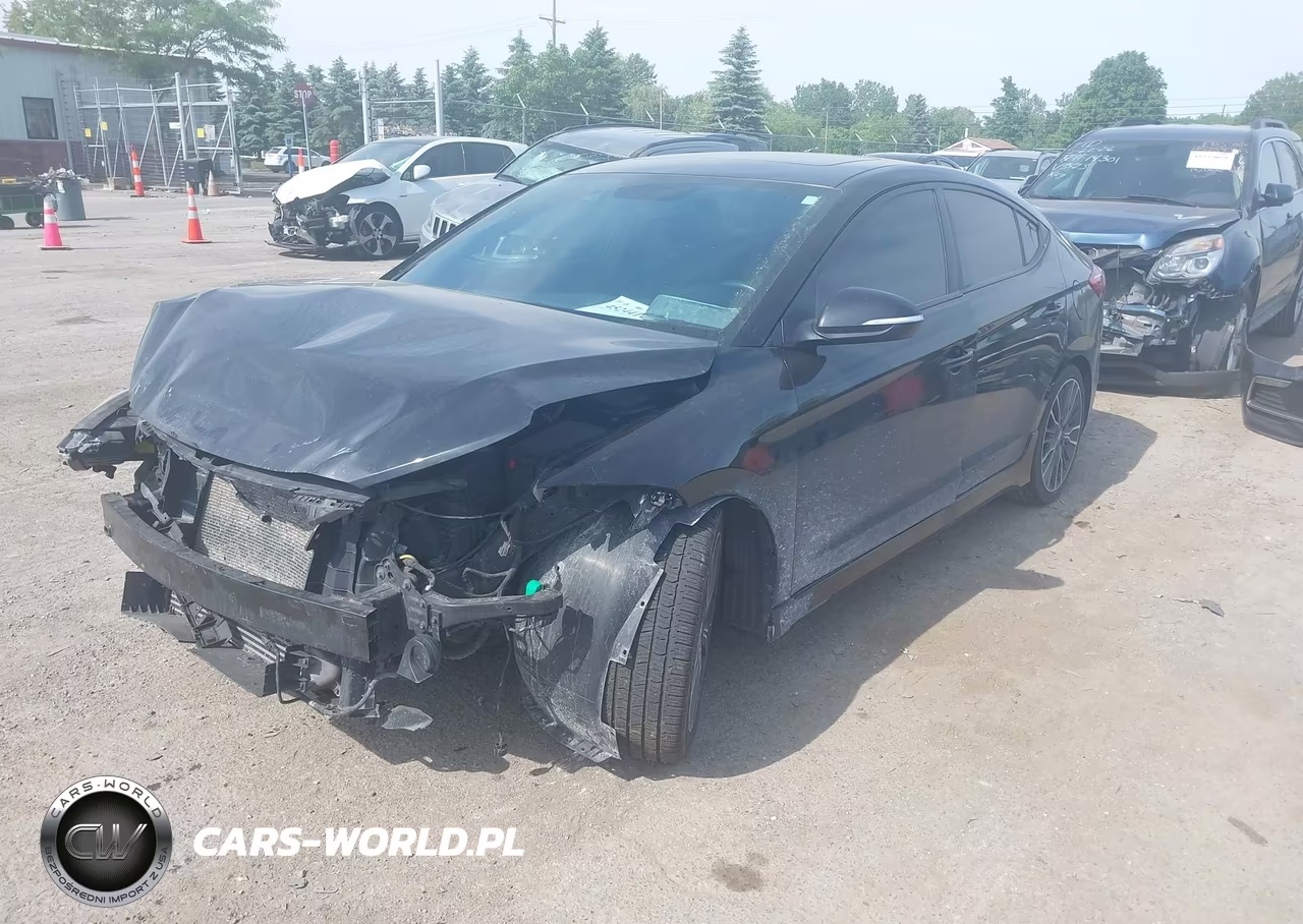 2018 Hyundai Elantra Sport VIN:KMHD04LB5JU519038 - 2