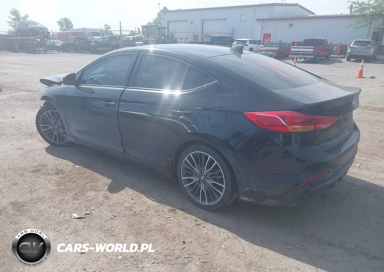 2018 Hyundai Elantra Sport VIN:KMHD04LB5JU519038 - 3