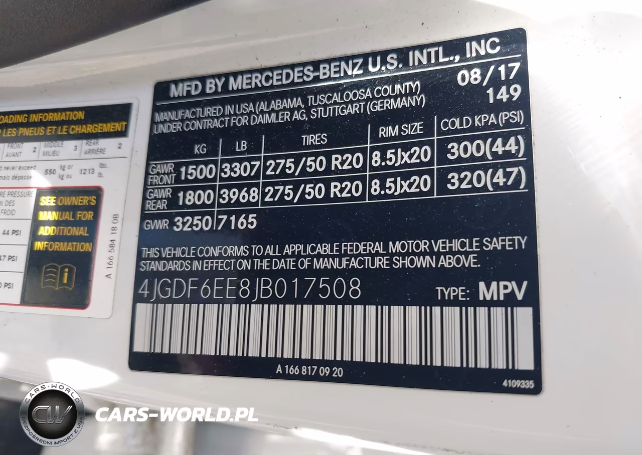 2018 Mercedes-Benz Gls 450 4Matic VIN:4JGDF6EE8JB017508 - 9