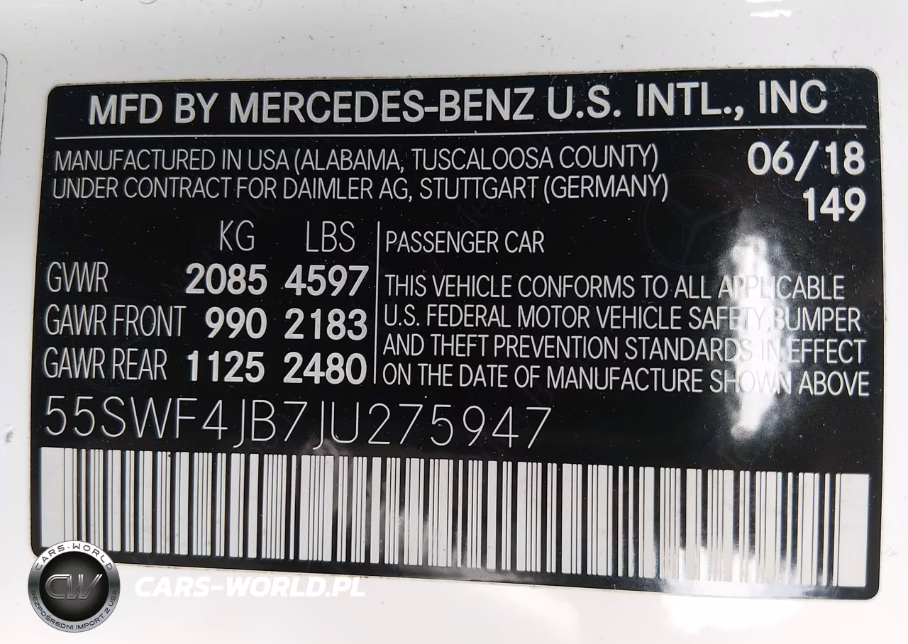 2018 Mercedes-Benz C 300 VIN:55SWF4JB7JU275947 - 9